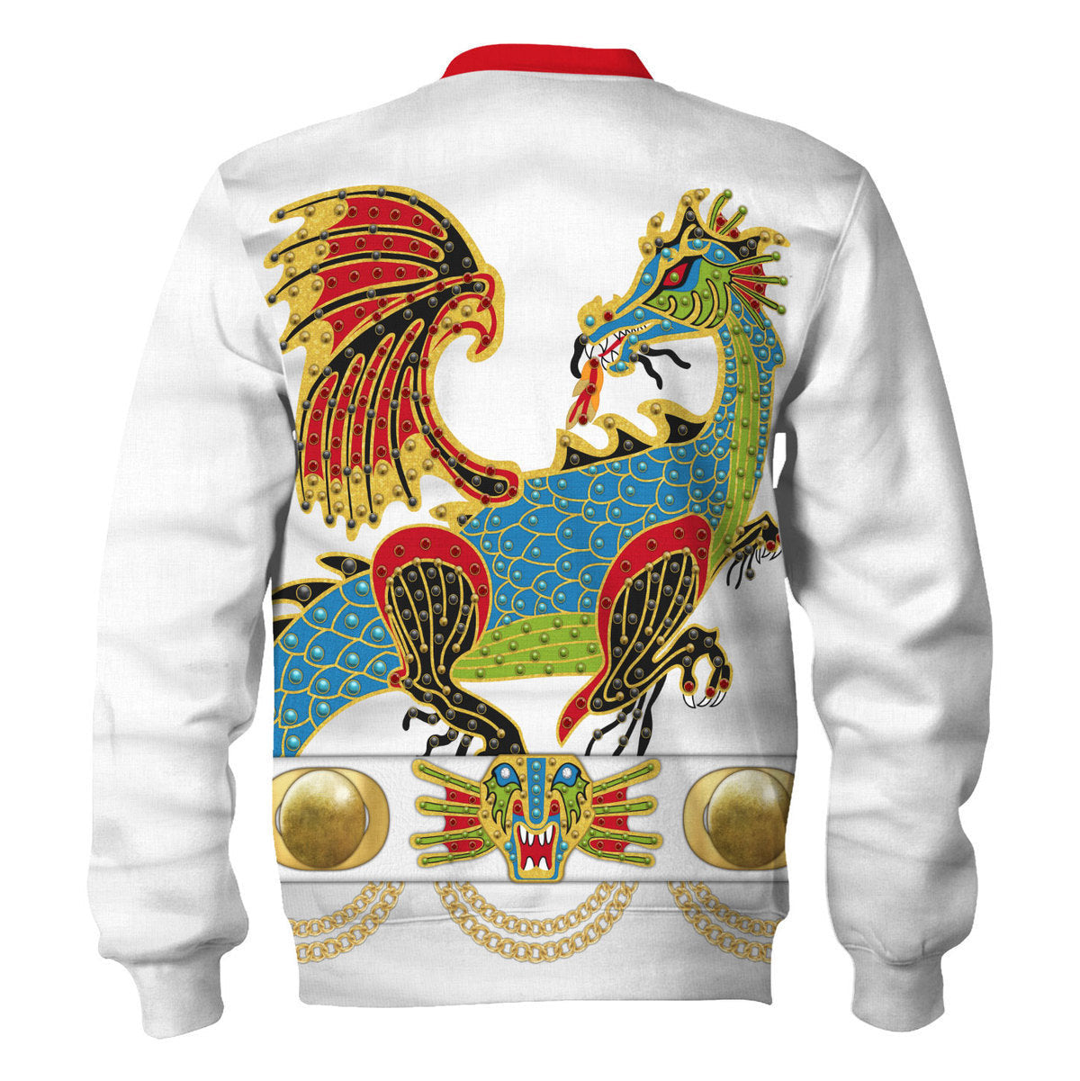 Elviss Presleyy The Dragon Outfit Costume Hoodie Sweatshirt T-Shirt Tracksuit