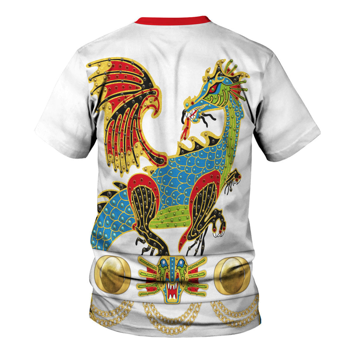 Elviss Presleyy The Dragon Outfit Costume Hoodie Sweatshirt T-Shirt Tracksuit