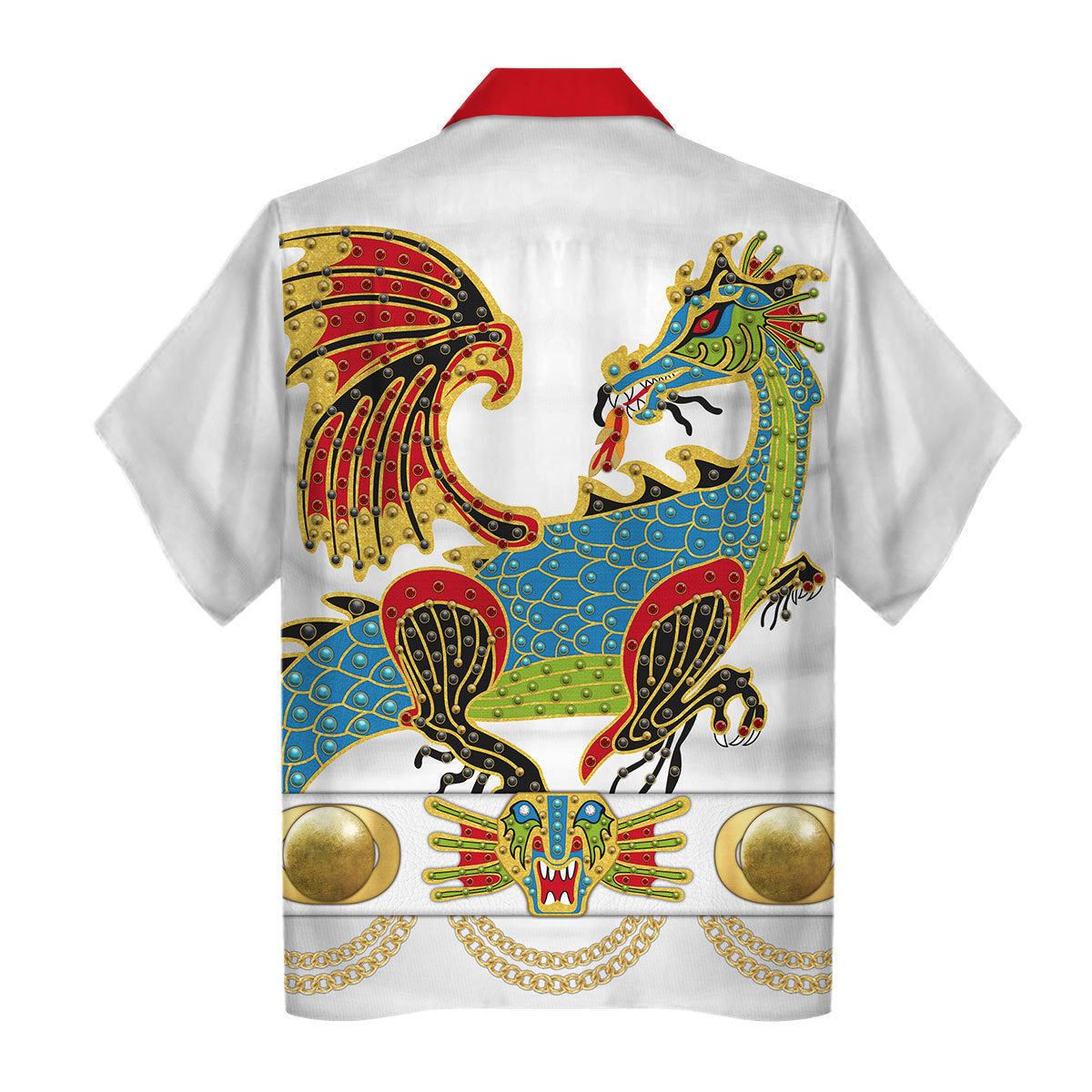 Elviss Presleyy The Dragon Outfit Costume Hoodie Sweatshirt T-Shirt Tracksuit