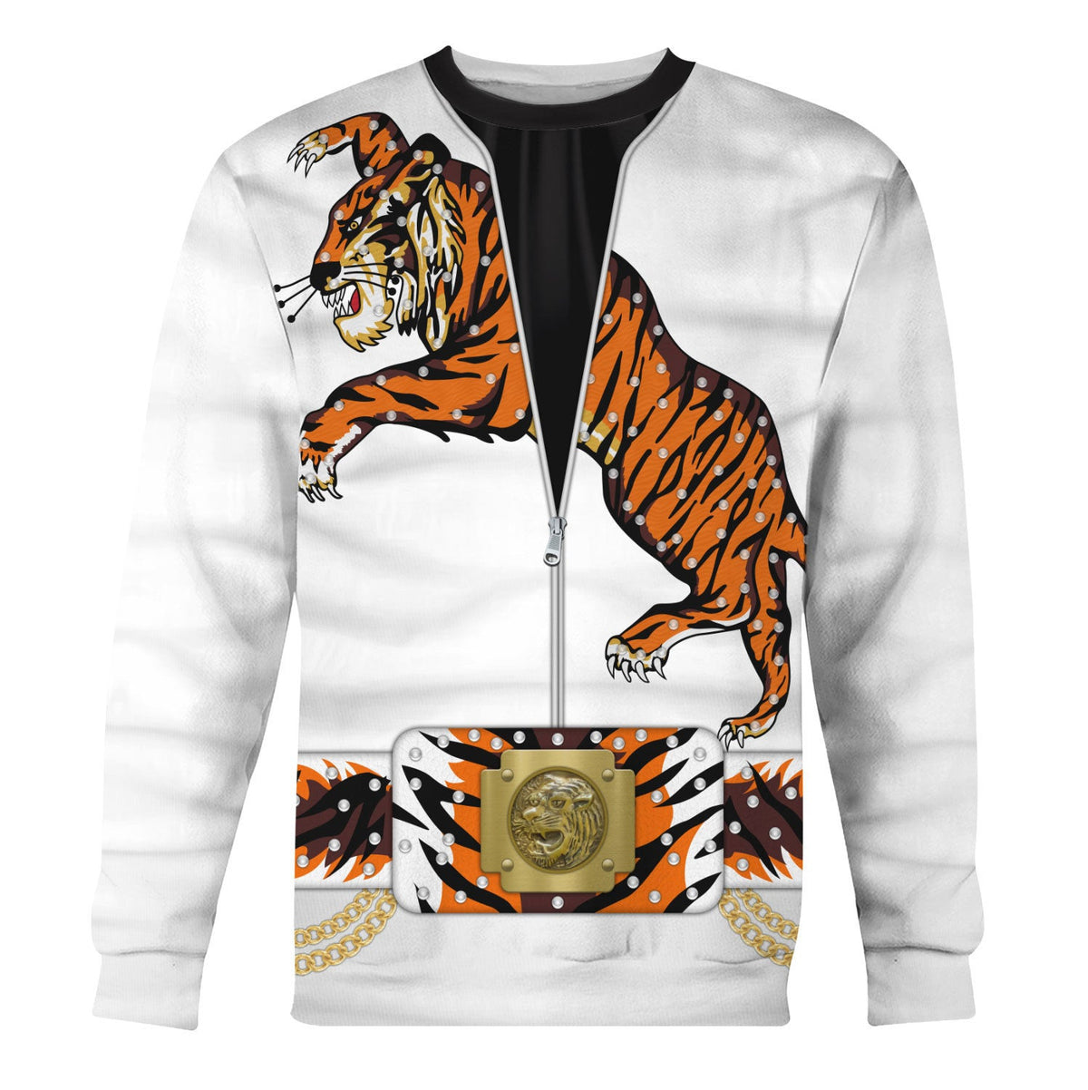 Elviss Presleyy Tiger Costume Hoodie Sweatshirt T-Shirt Tracksuit