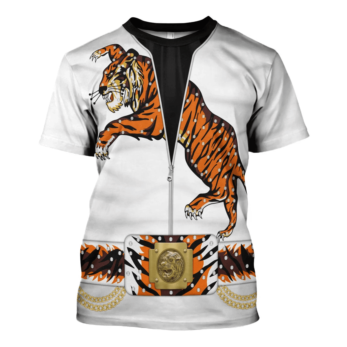 Elviss Presleyy Tiger Costume Hoodie Sweatshirt T-Shirt Tracksuit