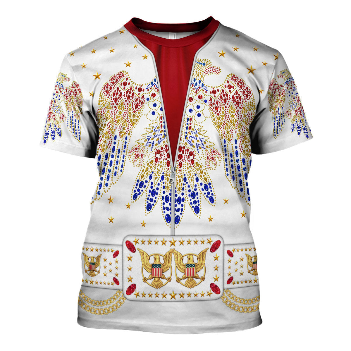 Elviss Presleyy Eagle Costume Hoodie Sweatshirt T-Shirt Tracksuit Sweatpants