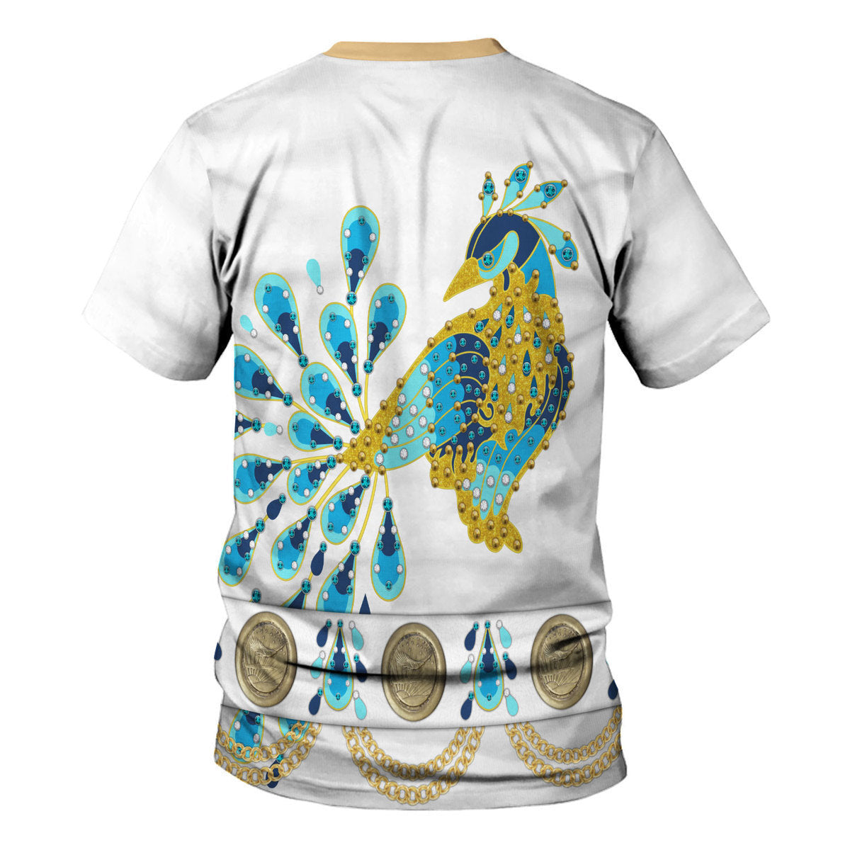 Elviss Presleyy Peacock Outfit Costume Hoodie Sweatshirt T-Shirt Tracksuit