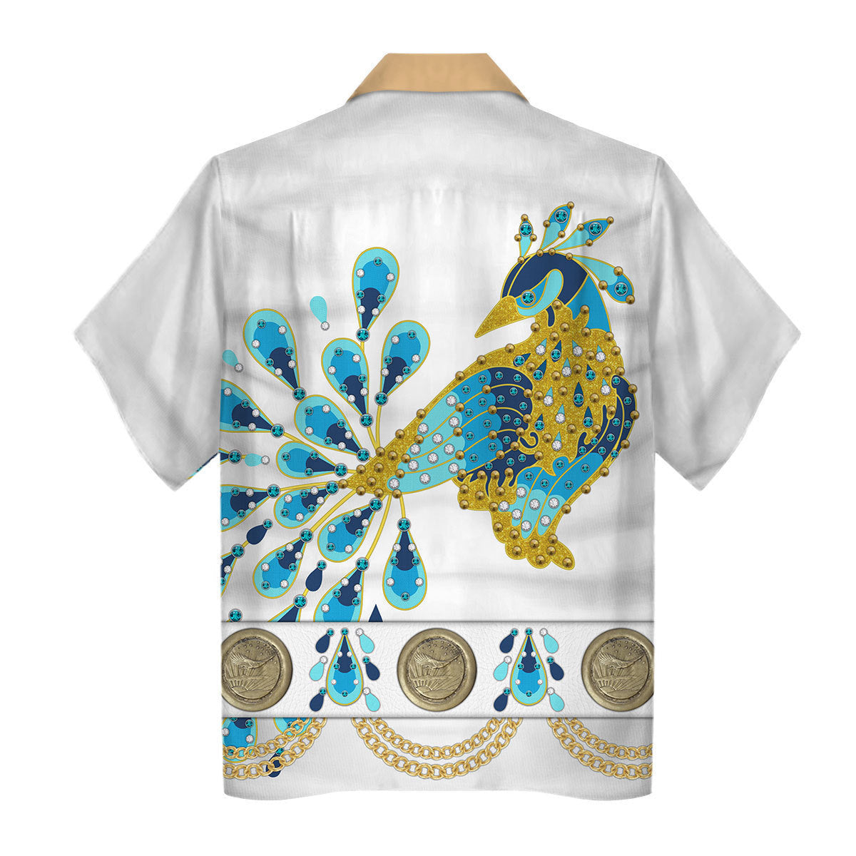 Elviss Presleyy Peacock Outfit Costume Hoodie Sweatshirt T-Shirt Tracksuit
