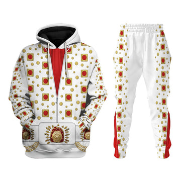 Elvis Eyelet Suit Costume Hoodie Sweatshirt T-Shirt Tracksuit