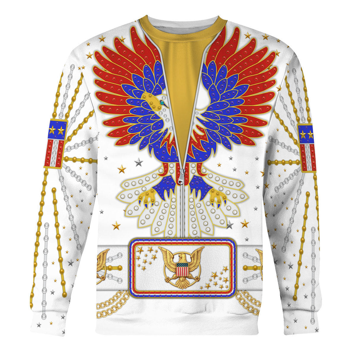 Elvis New Generation Eagle Jumpsuit Costume Hoodie Sweatshirt T-Shirt Tracksuit