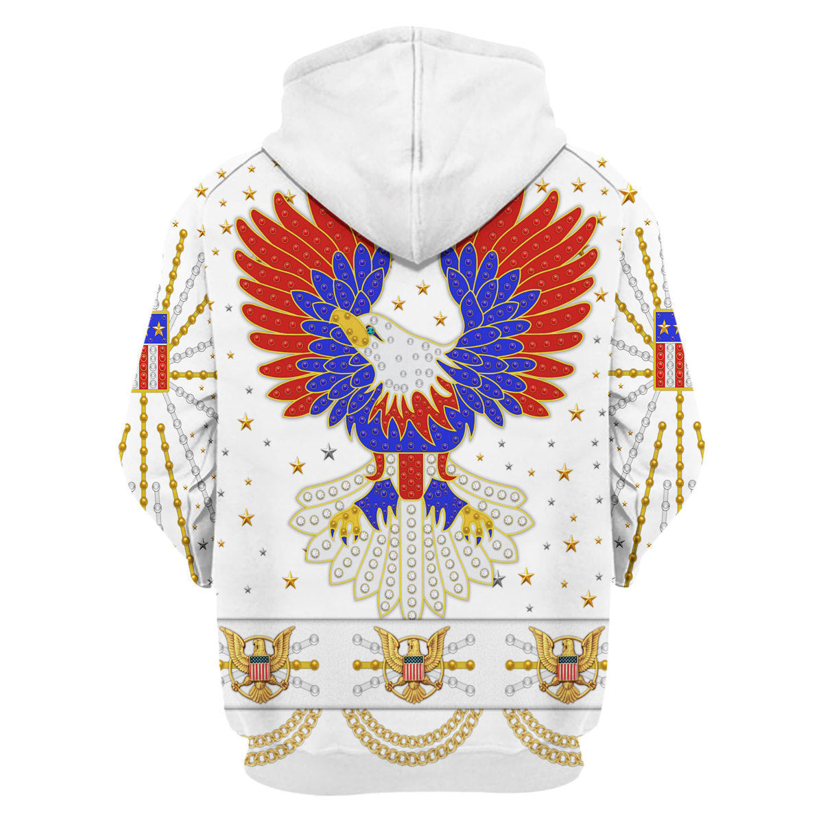 Elvis New Generation Eagle Jumpsuit Costume Hoodie Sweatshirt T-Shirt Tracksuit