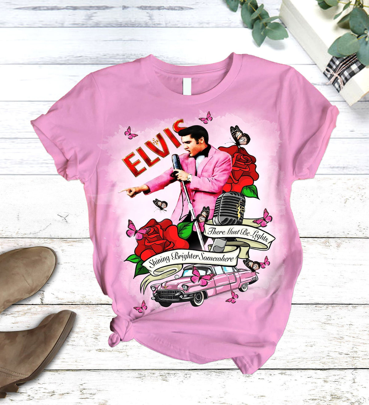 ELVIS 2D Pajamas T-Shirt & Sweatpants Set THAOVTT722