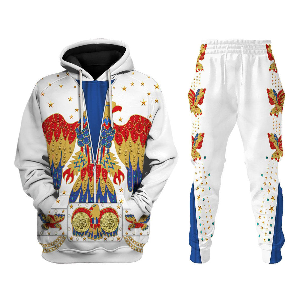 Elvis EAGLE Costume Hoodie Sweatshirt T-Shirt Tracksuit