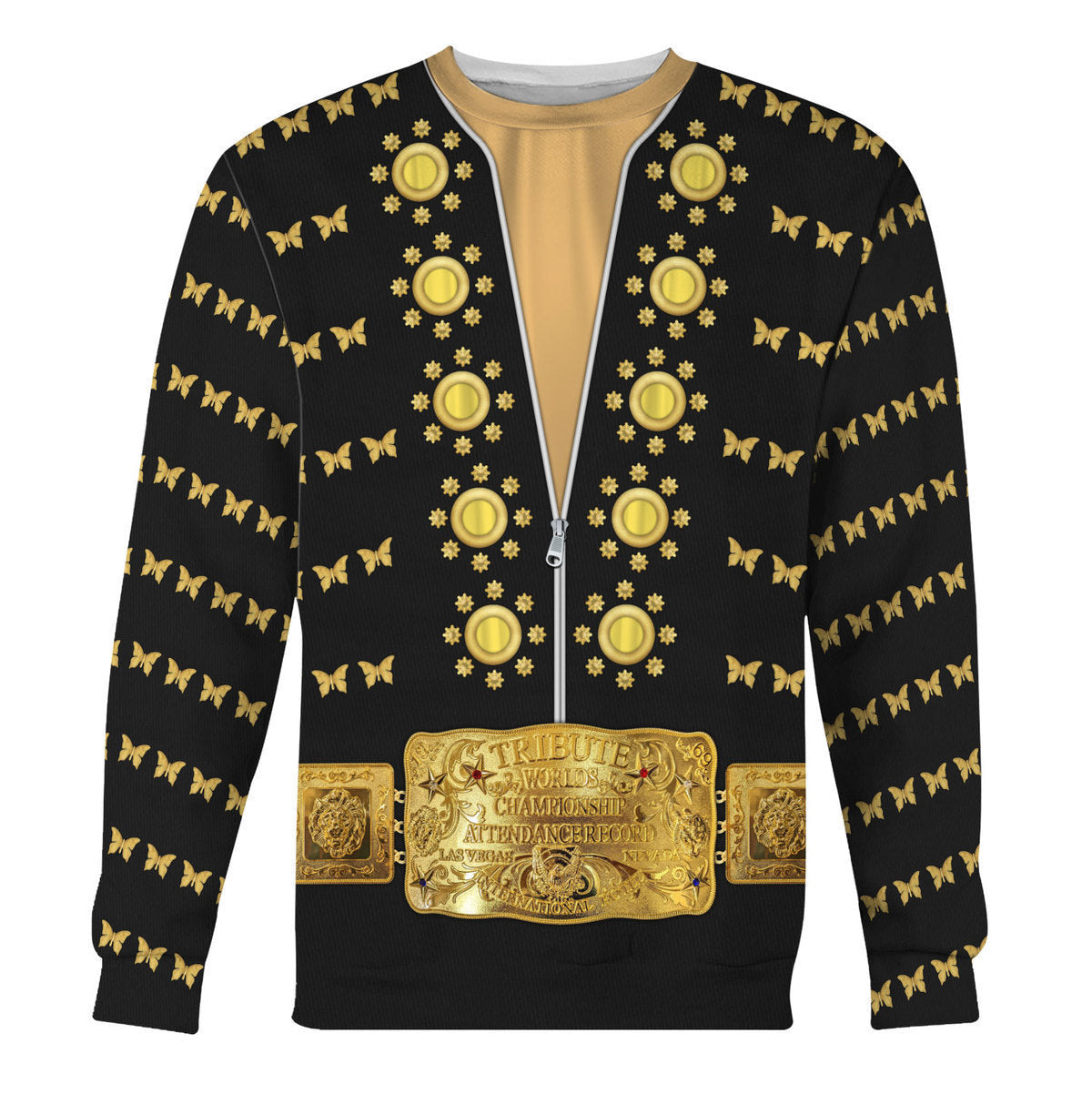 Elvis Butterfly Jumpsuit Costume Hoodie Sweatshirt T-Shirt Tracksuit