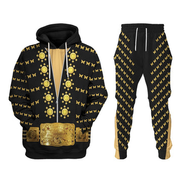 Elvis Butterfly Jumpsuit Costume Hoodie Sweatshirt T-Shirt Tracksuit