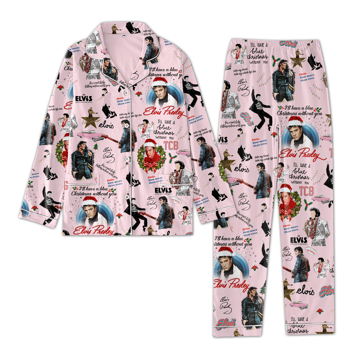Premium ELV Women's Christmas Pajamas LA