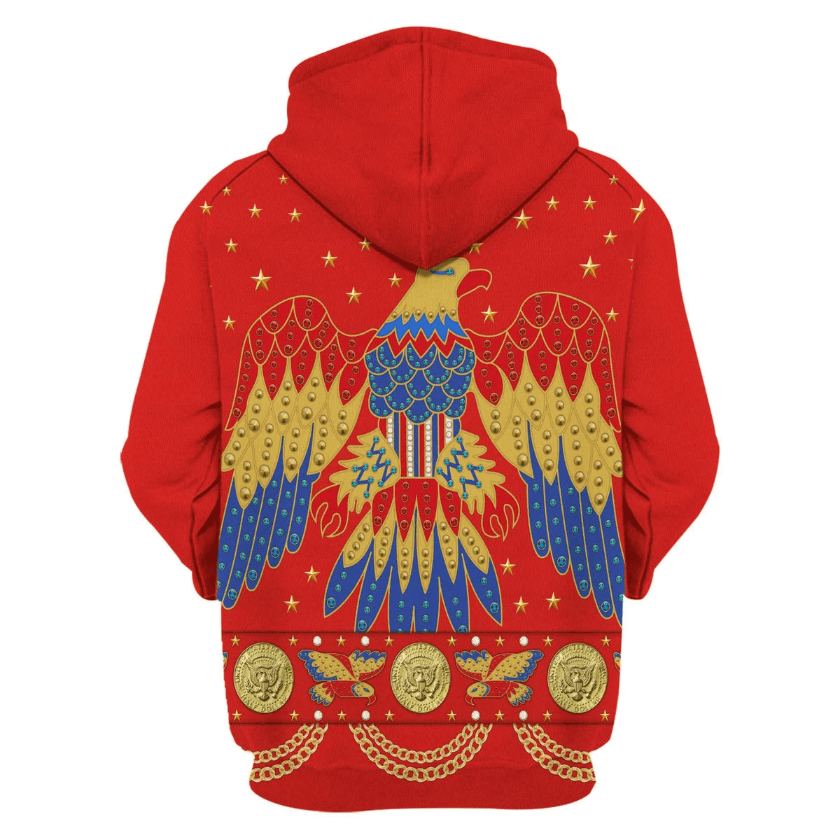 Elvis Presley EAGLE Red Costume Hoodie Sweatshirt T-Shirt Tracksuit