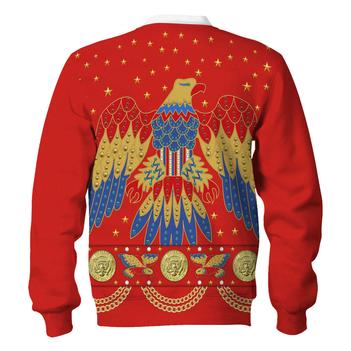 Elvis Presley EAGLE Red Costume Hoodie Sweatshirt T-Shirt Tracksuit