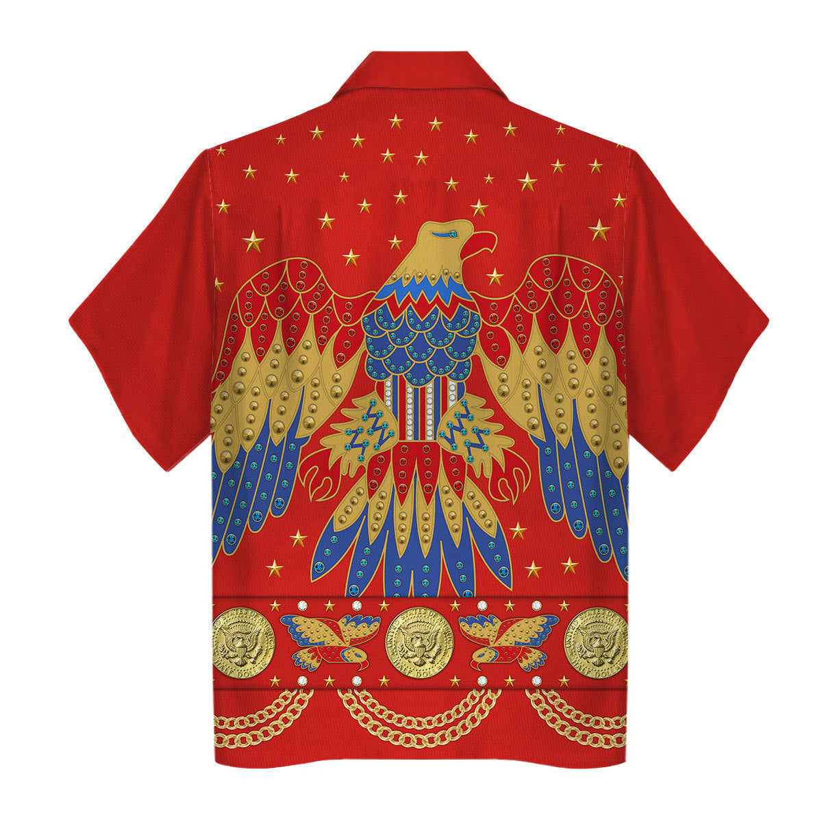 Elvis Presley EAGLE Red Costume Hoodie Sweatshirt T-Shirt Tracksuit