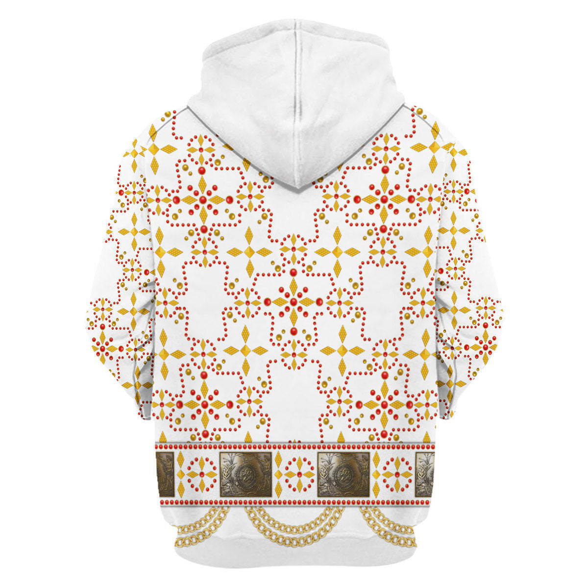Elvis White Conquistador Jumpsuit Costume Hoodie Sweatshirt T-Shirt Tracksuit