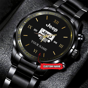 JP Personalized Black Hand Watch for fan-Limited Edition