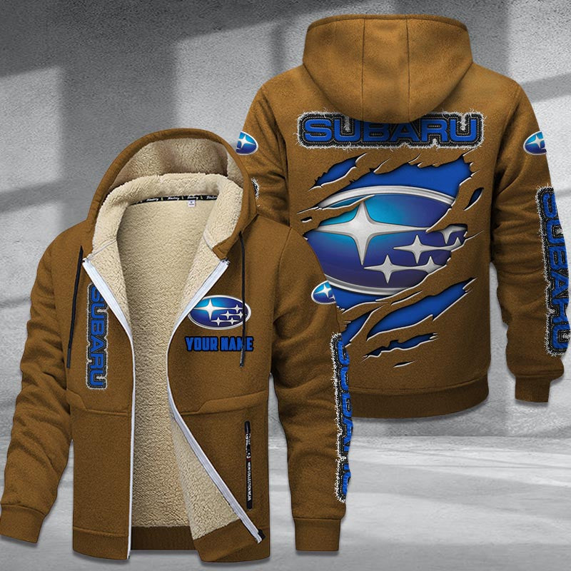 Custom Name SBR DMTZ0067 Hoodie Zip Velvet Coat