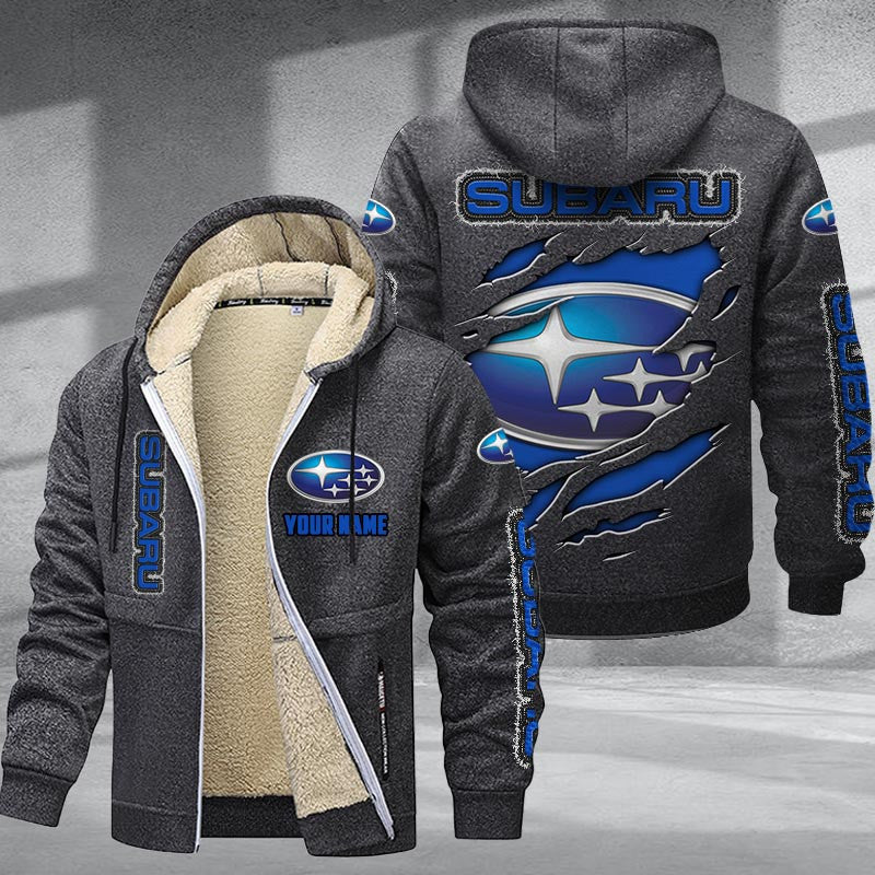 Custom Name SBR DMTZ0067 Hoodie Zip Velvet Coat