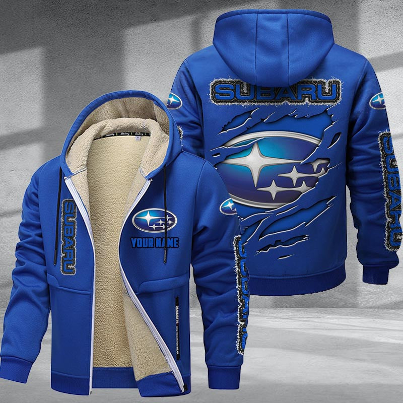 Custom Name SBR DMTZ0067 Hoodie Zip Velvet Coat