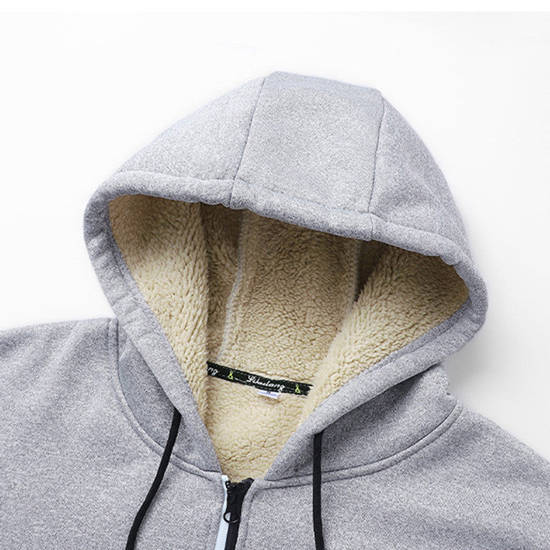 SCN DMTZ0061 Hoodie Zip Velvet Coat