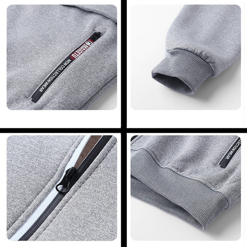 SCN DMTZ0061 Hoodie Zip Velvet Coat