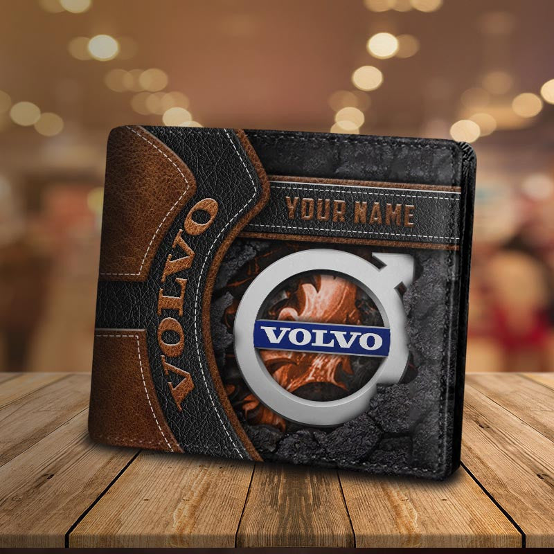 Custom Name VV DMHD1001 3D Printed Leather Wallet Multicolor YVT0768