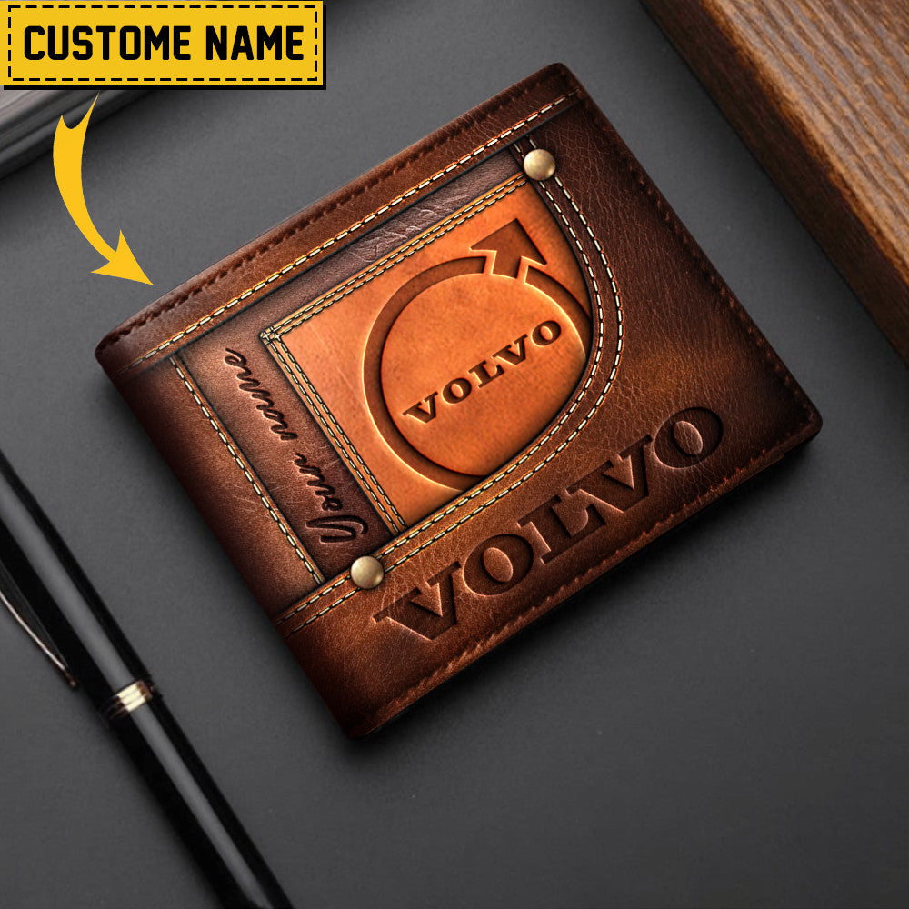 Custom Name VV NNHD0075 Leather Wallet