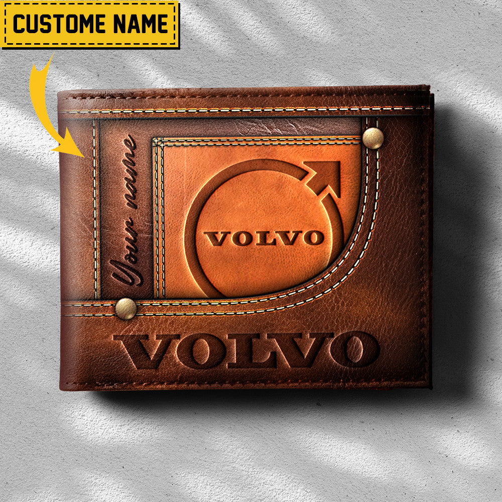 Custom Name VV NNHD0075 Leather Wallet