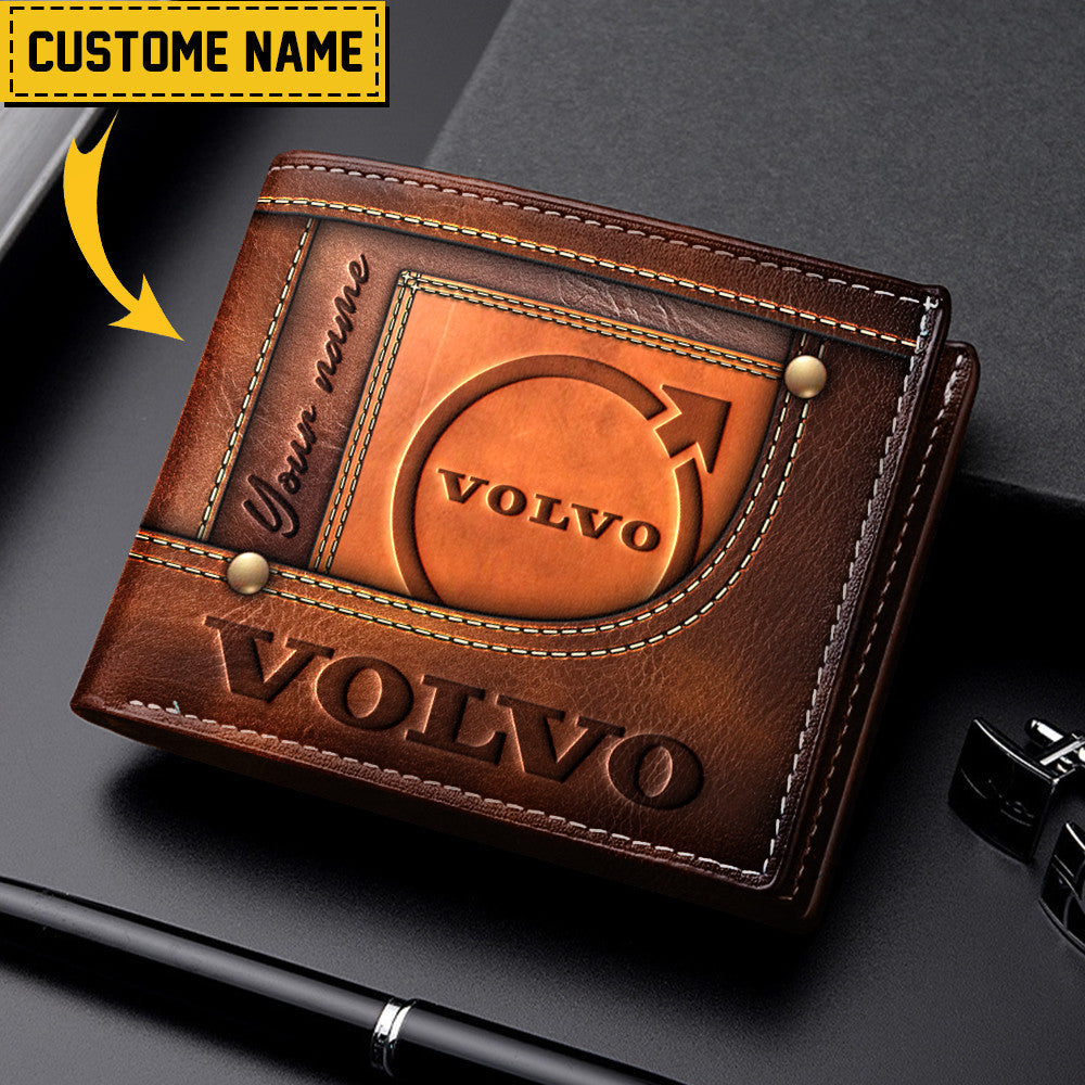 Custom Name VV NNHD0075 Leather Wallet