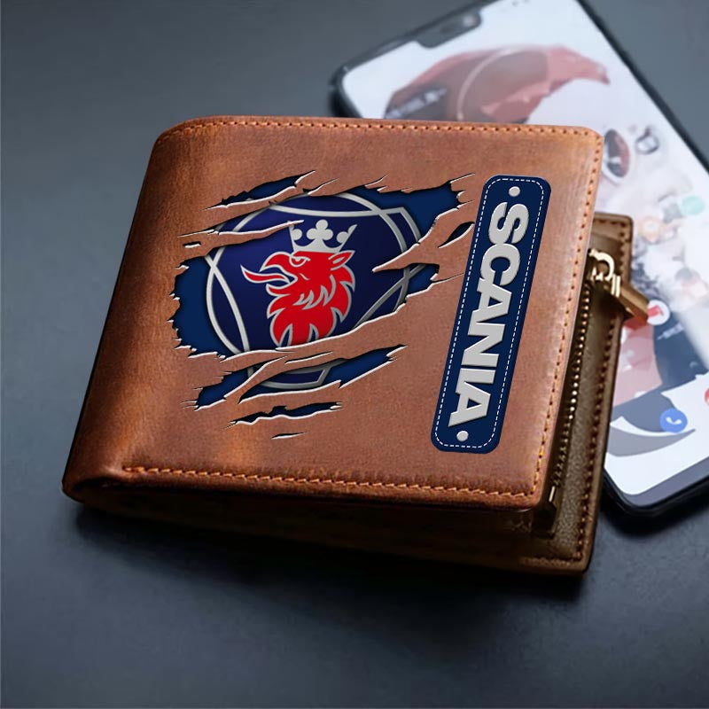 SCN DMHD1258 2D Leather Wallet Multicolor