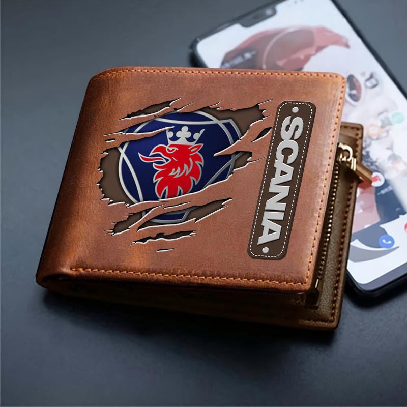 SCN DMHD1258 2D Leather Wallet Multicolor