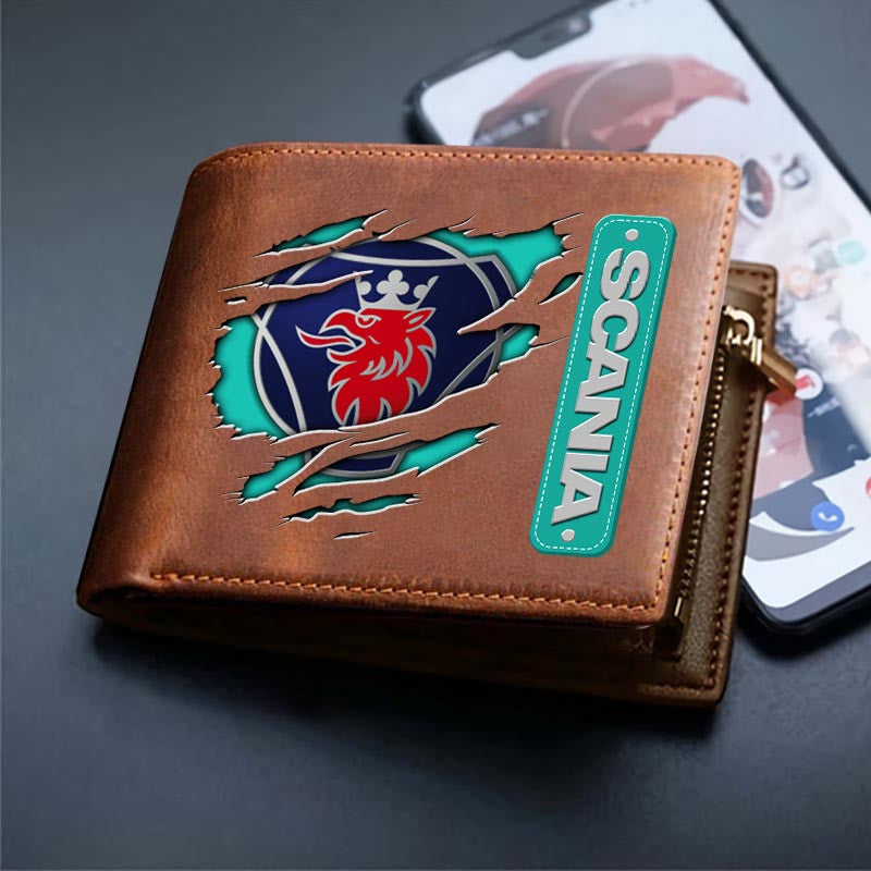 SCN DMHD1258 2D Leather Wallet Multicolor