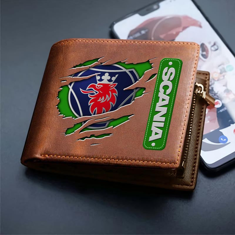 SCN DMHD1258 2D Leather Wallet Multicolor