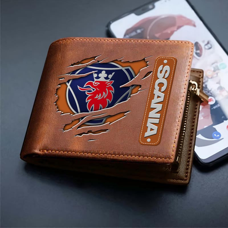 SCN DMHD1258 2D Leather Wallet Multicolor