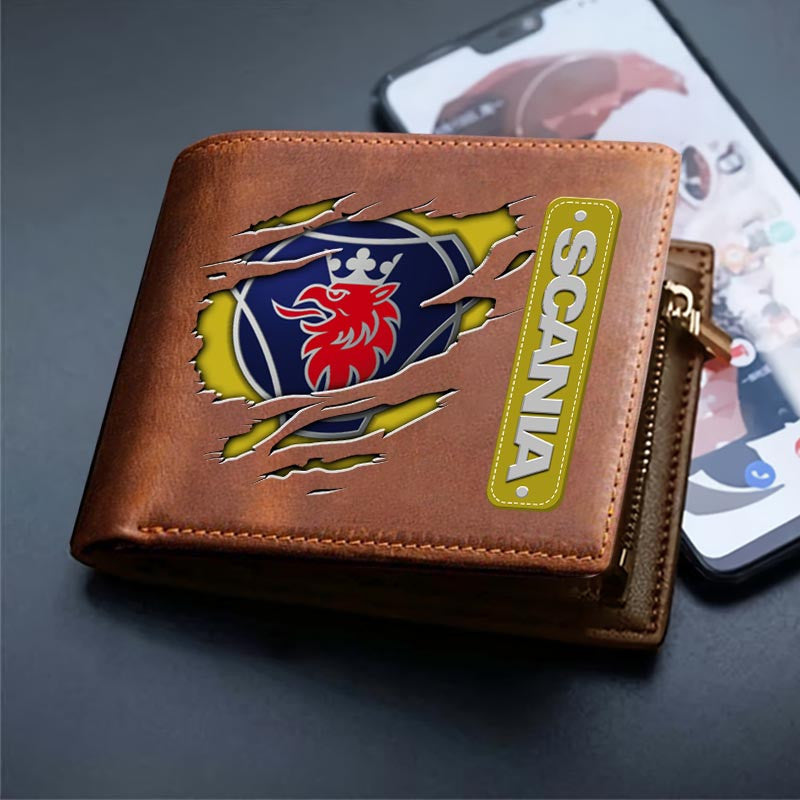 SCN DMHD1258 2D Leather Wallet Multicolor