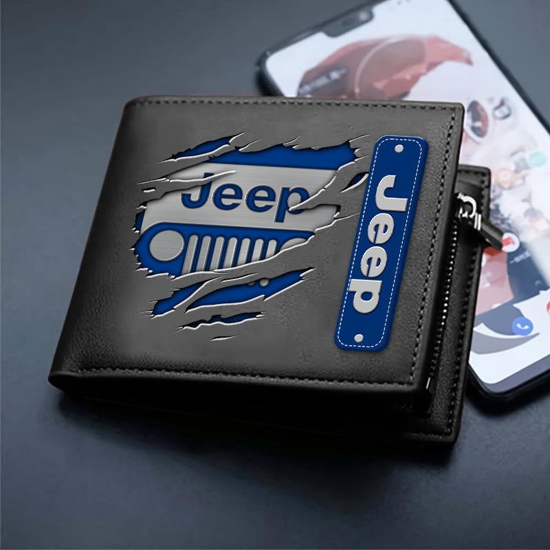 Custom Name JP DMHD1232 2D Leather Wallet Multicolor