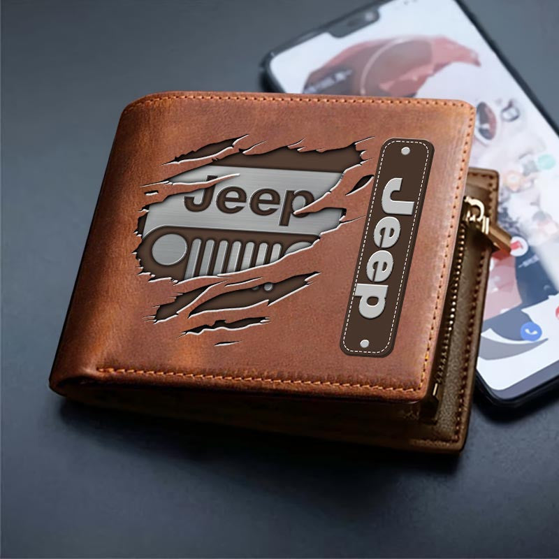 Custom Name JP DMHD1232 2D Leather Wallet Multicolor