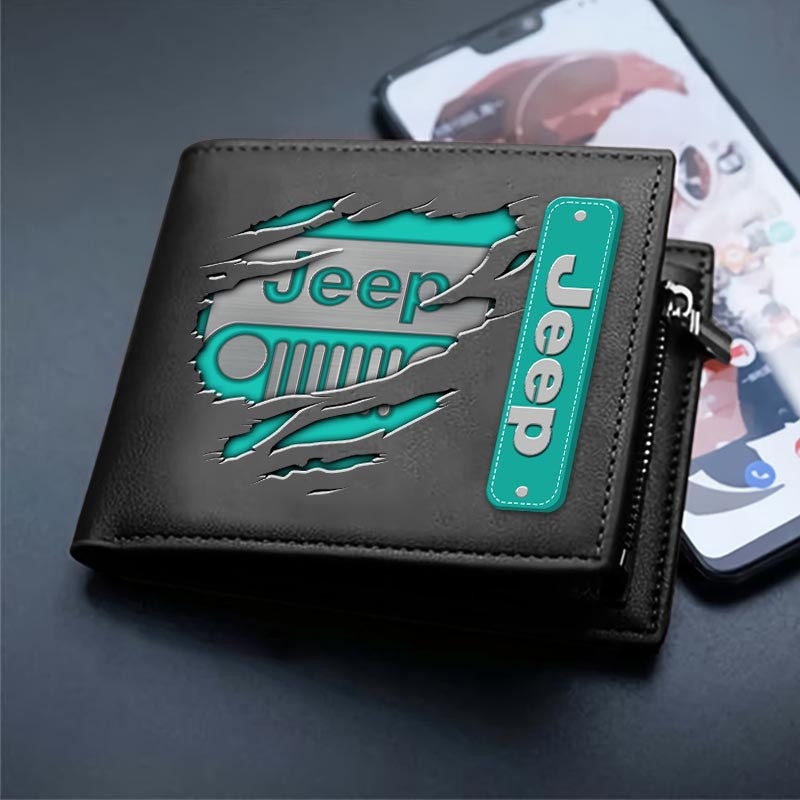 Custom Name JP DMHD1232 2D Leather Wallet Multicolor