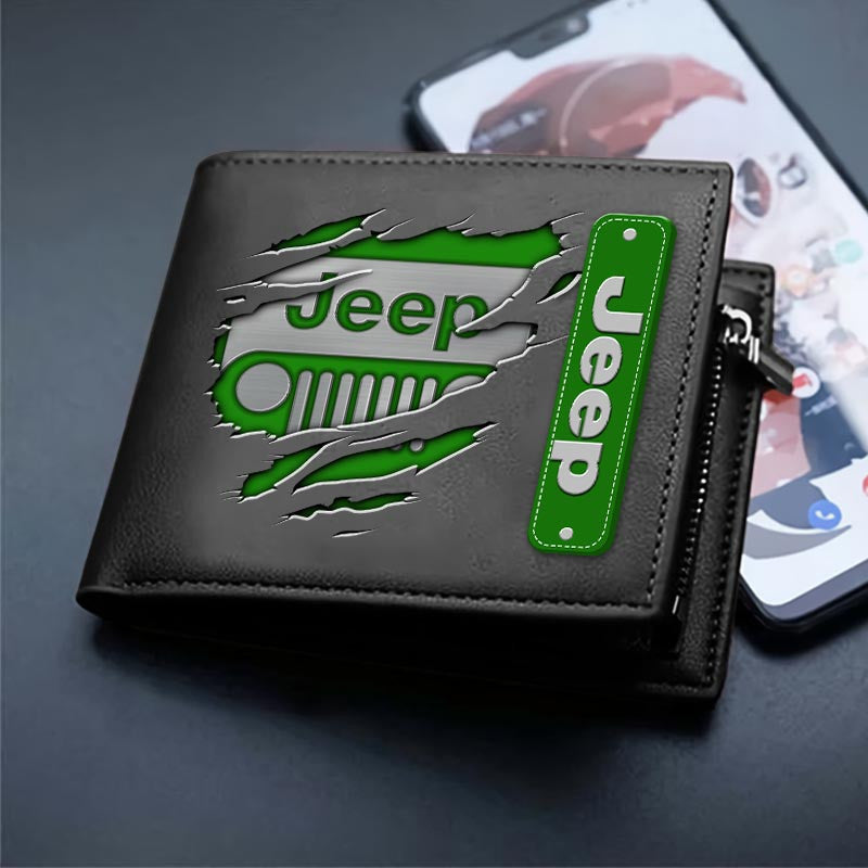 Custom Name JP DMHD1232 2D Leather Wallet Multicolor