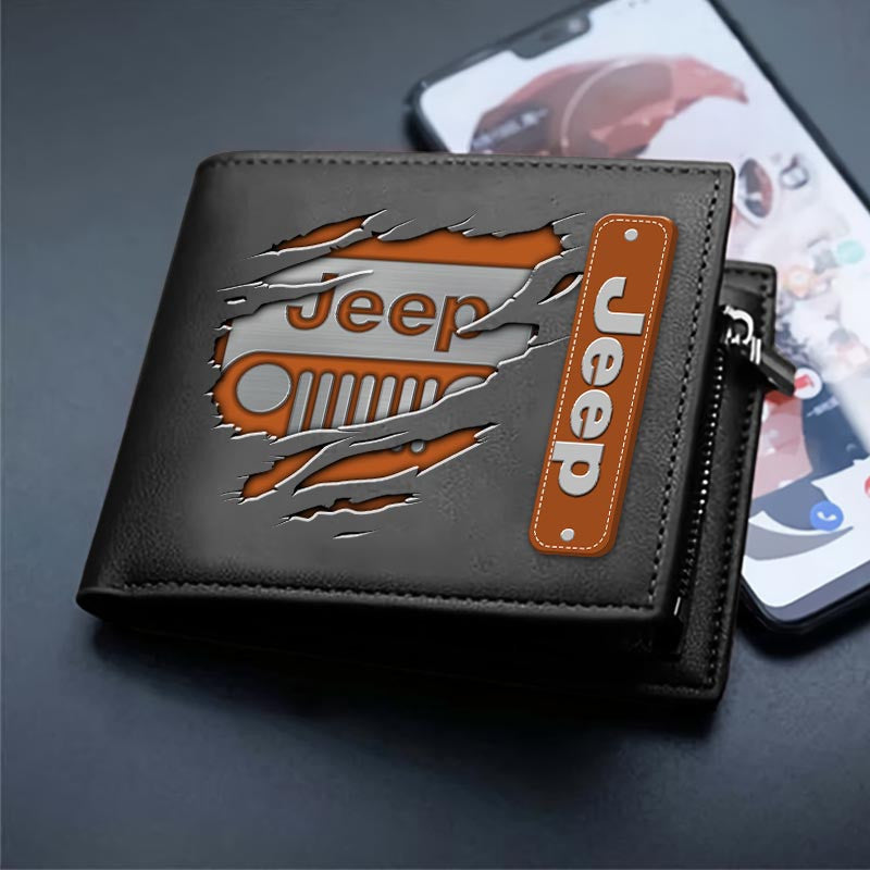 Custom Name JP DMHD1232 2D Leather Wallet Multicolor