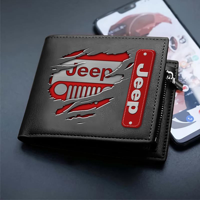 Custom Name JP DMHD1232 2D Leather Wallet Multicolor
