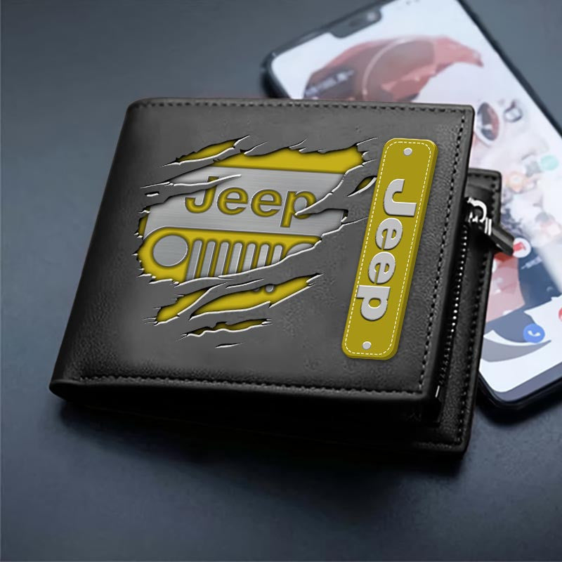 Custom Name JP DMHD1232 2D Leather Wallet Multicolor