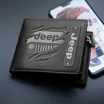 Custom Name JP DMHD1232 2D Leather Wallet Multicolor